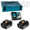 Makita 2db BL1850B akku csomag LXT + DC18RC töltő MAKPAC kofferben (197624-2)