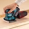 Makita DBO480RTJ Akkus rezgőcsiszoló (18V/2x5.0Ah) MAKPAC kofferben + AJÁNDÉK