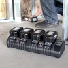 DC18SF (LXT) 4 portos akkumulátor töltő