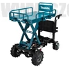 Makita DCU601Z Akkus anyagmozgató talicska plató felépítménnyel 2x18V/300kg teherbírás (akku és töltő nélkül) + AJÁNDÉK
