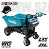 Makita DCU602Z Akkus anyagmozgató talicska billencs felépítménnyel 2x18V/300kg teherbírás (akku és töltő nélkül) + AJÁNDÉK