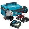 Makita DGA504RTJ Akkus sarokcsiszoló (18V/2x5.0Ah/125mm) MAKPAC kofferben + AJÁNDÉK