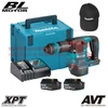 Makita DHK180RTJ Akkus vésőkalapács (18V/2x5.0Ah) MAKPAC kofferben + AJÁNDÉK