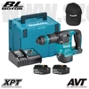Makita DHK180RTJ Akkus vésőkalapács (18V/2x5.0Ah) MAKPAC kofferben + AJÁNDÉK
