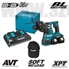 Makita DHR280PT2J SDS-Plus Akkus Fúró-vésőkalapács (2x18V/2x5.0Ah) MAKPAC kofferben + AJÁNDÉK