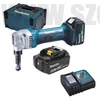 Makita DJN161RTJ Akkus folyamatos lyukasztó (18V/2x5.0Ah) MAKPAC kofferben + AJÁNDÉK