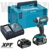 Makita DTD152RTJ Akkus ütvecsavarozó (18V/2x5.0Ah) MAKPAC kofferben + AJÁNDÉK