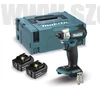 Makita DTD157RTJ Akkus ütvecsavarozó 2x5.0Ah 18V akkumulátorral MAKPAC kofferben