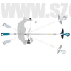 Makita DUR190UZX3 Akkus fűkasza 18V (akku és töltő nélkül)