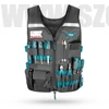Makita E-05636 munkamellény állítható zsebekkel (a képen látható szerszámok csak illusztráció)