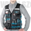 Makita kényelmes E-05636 munkamellény zsebekkel (a képen látható szerszámok csak illusztráció)