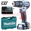 Makita HP333DSAW Akkus ütvefúró-csavarbehajtó kofferben (10.8V/1x2.0Ah) fehér színben