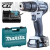 Makita HP333DSAW Akkus ütvefúró-csavarbehajtó kofferben (10.8V/1x2.0Ah) fehér színben