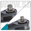 WR100D adapterek: 9.5 mm (3/8”) (191A51-1) és 6.35 mm (1/4”) (191A50-3) adapter