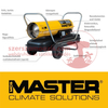 Master B150 CED Gázolajos hőlégfúvó szállítókocsival (44kW/900m³/h) - (kémény nélküli)