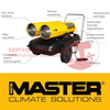  Master B300 CED gázolajos dupla hőlégfúvó szállítókocsival (88kW/1800m³/h) - (kémény nélküli)