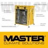Master B9 EPB Ipari elektromos hőlégbefúvó (9kW/800m³/h)