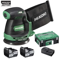 Hitachi (HiKOKI) SV1813DA-WPZ akkumulátoros Excentercsiszoló 18V/2x5.0Ah 125mm HITBOX kofferben