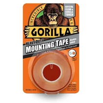 Gorilla Színtelen (mounting clear tape) kétoldalú ragasztószalag 25,4mm x 1,52m