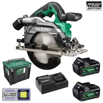 Hitachi (HiKOKI) C1806DB-WPZ akkus Körfűrész (18V/2x5.0Ah/165mm) HITBOX kofferben