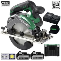 Hitachi (HiKOKI) C18DBAL-5Ah-HSC Akkus körűrész (18V/2x5.0Ah) HITBOX kofferben
