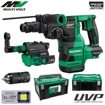Hitachi (HiKOKI) DH3628DC-W3Z akkus Fúrókalapács porelszívóval MULTI Volt 36V (akku és töltő nélkül) HITBOX kofferben