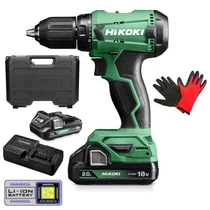 Hitachi (HiKOKI) DS18DA-2Ah Akkus fúró-csavarbehajtó (18V/2x2.0Ah/50Nm) kofferben