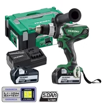 Hitachi (HiKOKI) DS18DSDL akkus Fúró-csavarbehajtó (18V/2x5.0Ah) HITBOX kofferben