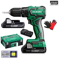 Hitachi (HiKOKI) DV18DD-3Ah Akkus ütvefúró-csavarbehajtó (18V/2x3.0Ah/55Nm) HITBOX kofferben