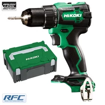 Hitachi (HiKOKI) DV18DE-BASIC-HSC Akkus ütvefúró-csavarbehajtó 18V (akku és töltő nélkül) HITBOX kofferben