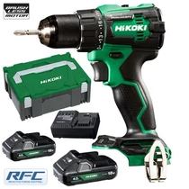 Hitachi (HiKOKI) DV18DE-WHZ Akkus ütvefúró-csavarbehajtó (18V/2x4.0Ah) HITBOX kofferben
