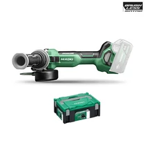 Hitachi (HiKOKI) G1813DA-basic-hsc Akkus sarokcsiszoló 18V/125mm (akku és töltő nélkül) HITBOX kofferben