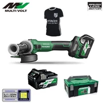 Hitachi (HiKOKI) G3613DE Akkus sarokcsiszoló MULTI Volt (36V/2x2.5Ah) HITBOX kofferben