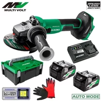 Hitachi (HiKOKI) G3613DVE-WQZ Akkus sarokcsiszoló MULTI Volt (36V/2x2.5Ah) HITBOX kofferben