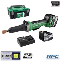Hitachi (HiKOKI) GP18DB-5AH akkus Egyenescsiszoló (18V/2x5.0Ah) HITBOX kofferben