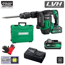 Hitachi (HiKOKI) H3641DA-WAZ akkus Vésőkalapács MULTI Volt (36V/2x2.5Ah) kofferben + AJÁNDÉK