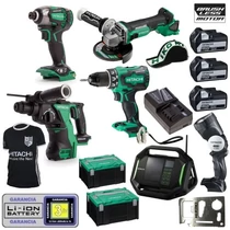 Hitachi (HiKOKI) KC18DBDHGWU Akkus csomag 18V Li-ion (DS18DBSL + DH18DBL + G18DBVL + WH18DBDL2 + UR18DSAL + UB18DEL)