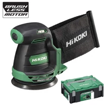 Hitachi (HiKOKI) SV1813DA-basic-hsc Akkus excentercsiszoló 18V/125mm (akku és töltő nélkül) HITBOX kofferben