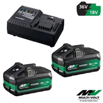 Hitachi (HiKOKI) Akkucsomag UC18YSL3-WJZ (2 x BSL36B18X + UC18YSL3) - (MV-B)