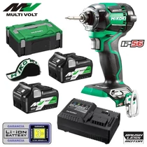 Hitachi (HiKOKI) WH36DC akkus ütvecsavarozó 1/4" MULTI Volt (36V/2x2.5Ah) HITBOX kofferben