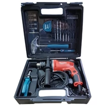 Makita MT M8100KX2 ütvefúró 710 W, 13 mm tokmány, koffer szett, 26 tartozék Makita MT M8100KX2 ütvefúró 710 W, 13 mm tokmány, koffer szett, 26 tartozék