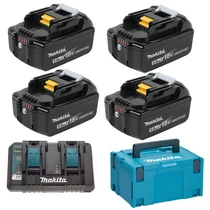 Makita 4db BL1850B akku csomag 18 V / 5,0 Ah (197626-8)