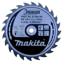Makita Specialized körfűrésztárcsa akkumulátoros körfűrészhez 136x10mm Z24
