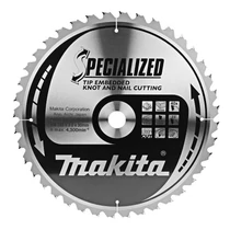 Makita Specialized körfűrészlap szöges csomós fához 355mm Z40 f30mm (B-09466)