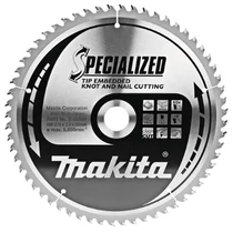 Makita Specialized körfűrészlap szöges csomós fához 270mm Z60 f30mm (B-09531)