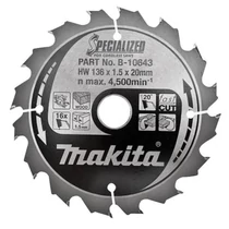 Makita Specialized körfűrészlap fához 136mm f:20 Z16 (B-10643)