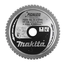 Makita Specialized körfűrésztárcsa akkumulátoros körfűrészhez 136x20mm Z56 (B-23086)