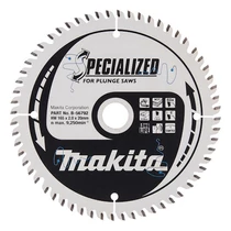 Makita specialized Körfűrésztárcsa merülő körfűrészhez 165x20mm Z60 MDF TCG (B-56792)