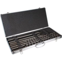 Makita SDS-MAX-os fúrós-vésőkészlet 7 db-os alumínium kofferben Makita SDS-MAX-os fúrós-vésőkészlet 7 db-os alumínium kofferben