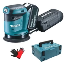 Makita DBO180RTJ akkus excentercsiszoló (18V/2x5.0Ah) MAKPAC kofferben